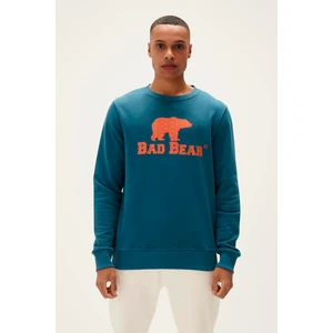 Bad Bear Logo Crewneck Erkek Sweatshirt