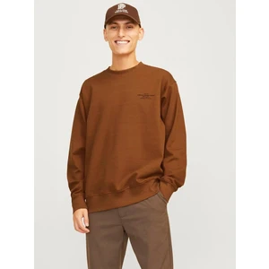Jack & Jones Erkek Gögüs Logo Baskili Sweatshirt - Blachad
