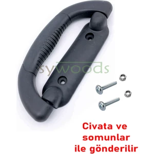 Valiz Kulbu Bavul Tutamak Bavul Çekme Kolu Valiz Çanta Kolu Kaliteli Siyah