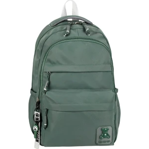 Su Itici Terletmez Kumaş Lise ve Ortaokul Unisex Sırt Çantası Günlük Çanta Özel Kumaş Cepli Desenli