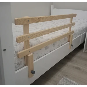 Masal Oyuncak Doğal Ahşap Bebek Çocuk Yatak Koruma Bariyeri Korkuluk Beşik Korkuluğu 110 X45