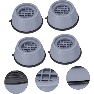 4 Adet Kaymaz Titreşim Önleyici ve Gürültü Engelleyici Kauçuk Ayak Pedleri ( Çamaşır Makinesi )