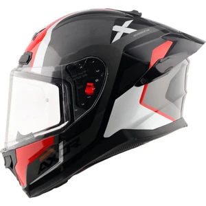 Saber Spark Gri-Kırmızı Kapalı Kask
