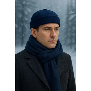 Gonca Şapka Ayarlanabilir Kışlık Kaşe Docker Retro Takke Şapka