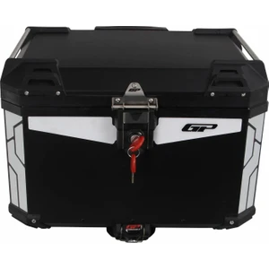 Gp Kompozit Universal 57 Lt Alüminyum Motosiklet Çantası Siyah