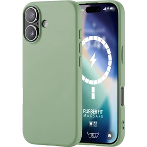 Buff iPhone 17 Magsafe Rubber Fit Silikon Kılıf Lake Green