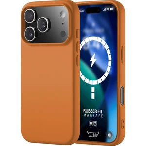Buff iPhone 17 Pro Max Magsafe Rubber Fit Silikon Kılıf Orange