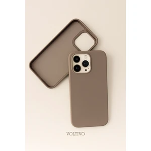 iPhone 15 Pro Uyumlu Içi Kadife Lansman Silikon Kılıf