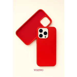 iPhone 15 Pro Uyumlu Içi Kadife Lansman Silikon Kılıf