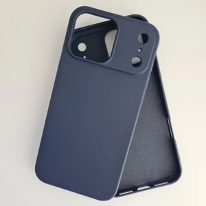 iPhone 17 Promax ile Uyumlu Lansman Içi Kadife Esnek Soft Silikon Kılıf