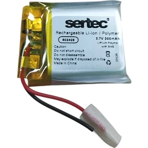 602425 3.7V 300MAH Li-Polymer Pil (DEVRELI/1.5A)