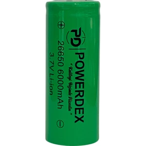 26650 3.7V 6000 Mah Li-Ion Şarjlı Pil