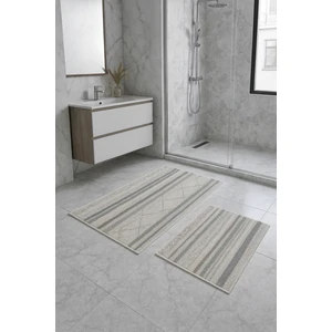 Ultra Halı Sisal Yıkanabilir Kaymaz Taban Banyo Paspas Takımı