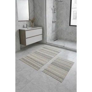 Ultra Halı Sisal Yıkanabilir Kaymaz Taban Banyo Paspas Takımı