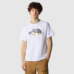 The North Face Mountain Line Erkek Beyaz T-Shirt.-