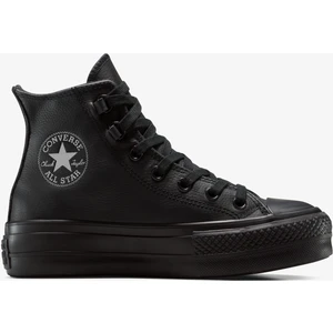 Chuck Taylor All Star Lift Leather High Top Kadın Siyah SNEAKER.001