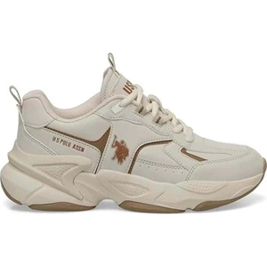 U.S. Polo Assn. U.S Polo Assn. Isabella Bej Kadın Yüksek Taban Sneaker Spor Ayakkabı