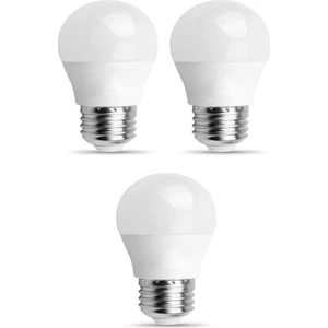 6W E27 Mini Top Ampul 3000K Sarı Işık 3 Adet