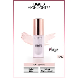 Liquid Highlighter Nemlendirici Etkili Likit Aydınlatıcı - 100 Soft Pink