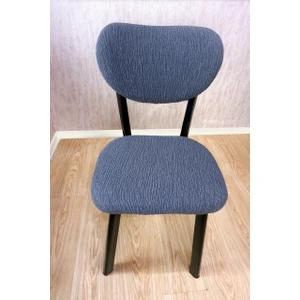 Bohem Jakarlı Sandalye Kılıfı Çubuk Desen 6 Adet