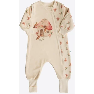 Organik Flowers Uyku Tulumu Natural