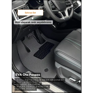 Audi A1 2010-2018 Uyumlu Havuzlu Eva Oto Paspas 4 Parça Full Set
