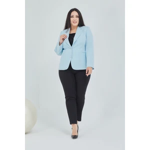 Atelier Kadın Büyük Beden Düğmeli Klasik  Ceket