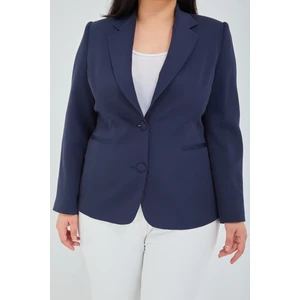 Atelier Kadın Büyük Beden Düğmeli Klasik  Ceket