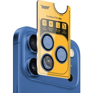 Buff iPhone 17 Pro Max Metal Kamera Lens Koruyucu Blue