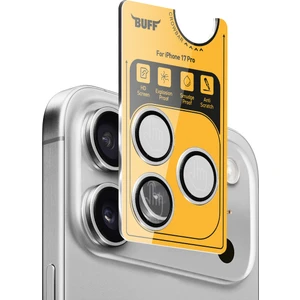 Buff iPhone 17 Pro Metal Kamera Lens Koruyucu Silver