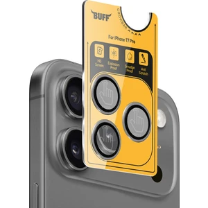 Buff iPhone 17 Pro Metal Kamera Lens Koruyucu Gray