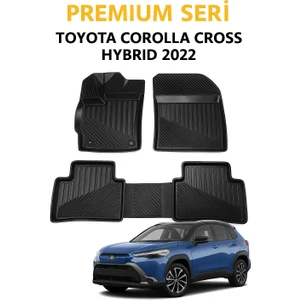 Toyota Corolla Cross Hybrid 2022+ 3D Oto Paspas Havuzlu Premium