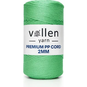 Vollen Yarn Premium Polyester Makrome Ipi  2mm ,makrome Ip,makrame,supla,çanta IPI,LACIVERT,200GR,230M
