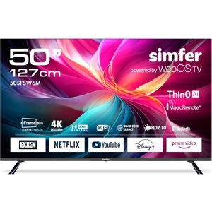 50SFSW6M 127 50" 127 Ekran Dahili Uydu Alıcılı 4K Ultra HD Smart LED TV