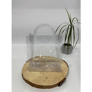 14.5X7X16 Şeffaf Asetat Çanta [100 Adet Demonte ]