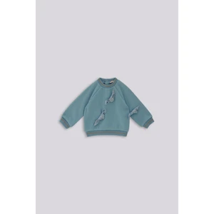 Bg Store Kız Bebek Mavi Sweatshirt