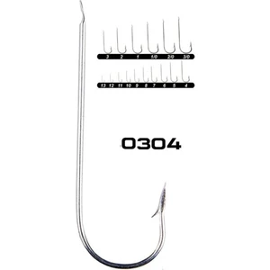 Beyaz, 0304 Düz Çapari Iğnesi No:8