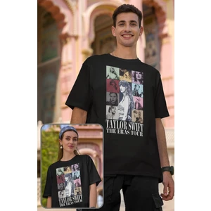 Fuddy Moda Unisex Oversize Taylor Swift Albüm Kapağı Baskılı Tshirt Taylor Swift Yazılı T-Shirt