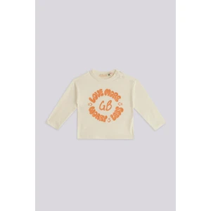 Bg Store Kız Bebek Ekru Tshirt