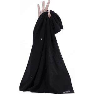 Caz Taşlı Şal Siyah