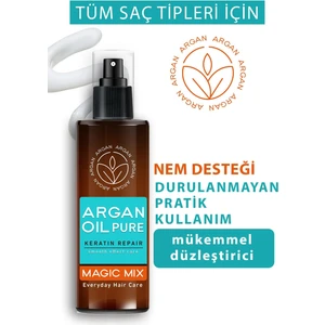 Magic Mix Argan, Keratin ve Biotinli Bitkisel Saç Bakım Seti 3×100 ml – Yağlı Saçlar İçin Dökülme Önleyici ve Güçlendirici Günlük Bakım