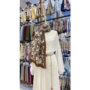 Etnik Çiçek Desenli Şal