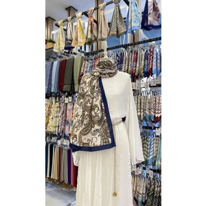 Etnik Çiçek Desenli Şal