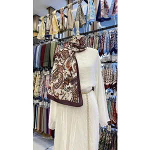 Etnik Çiçek Desenli Şal