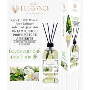 Beyaz Zambak Reed Diffuser Bambu Çubuklu Oda Kokusu (110 Ml)