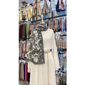 Etnik Çiçek Desenli Şal