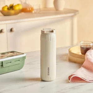 Rimo Sızdırmaz Çelik Termos 600 ml Krem