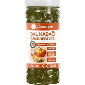Bal Kabağı Çekirdeği Yağı Softjel 90 Kapsül 1300 Mg