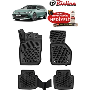 Volkswagen Passat B9 Variant 2023 Sonrası Havuzlu Paspas