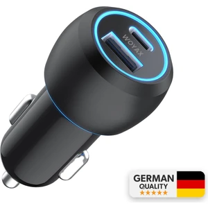 Araç Şarj Aleti Çakmaklık Type-C + USB Girişli 38W